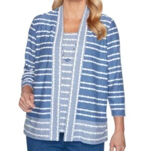 ALFRED DUNNER 2 Piece Top Size PL